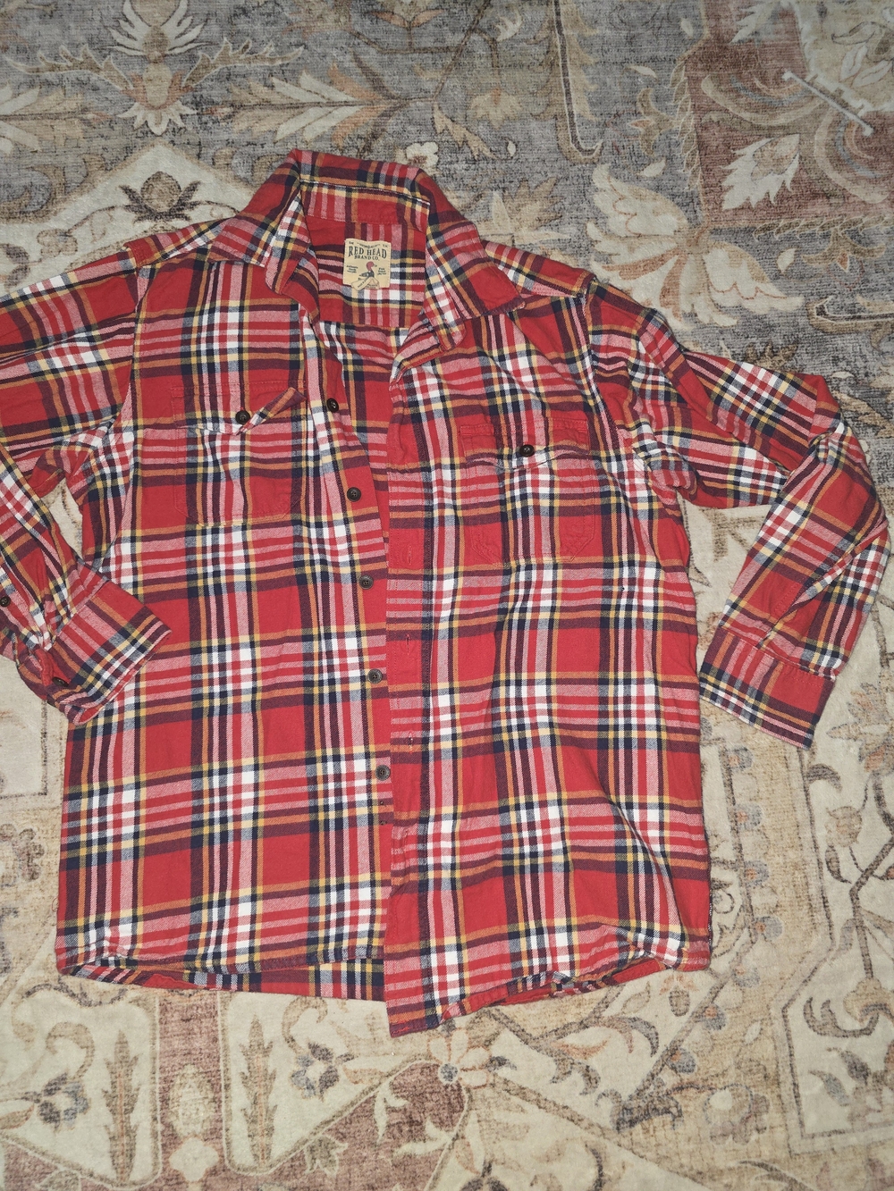 RedHead Red Plaid Button-Down Shirt